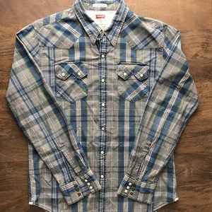 Men's LEVI'S Western Shirt - Plaid